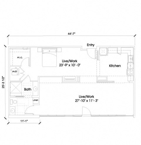 LW1 Floor Plan at South Park by Windsor